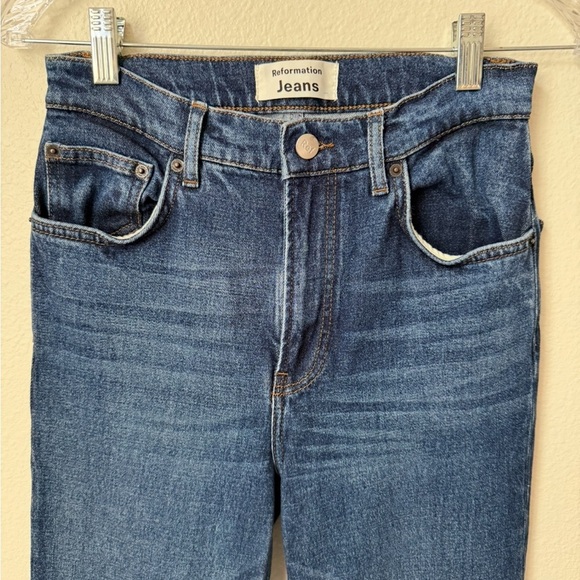 Reformation Jeans Liza Jean in Jamaica Wash Size 27 - Picture 3 of 10